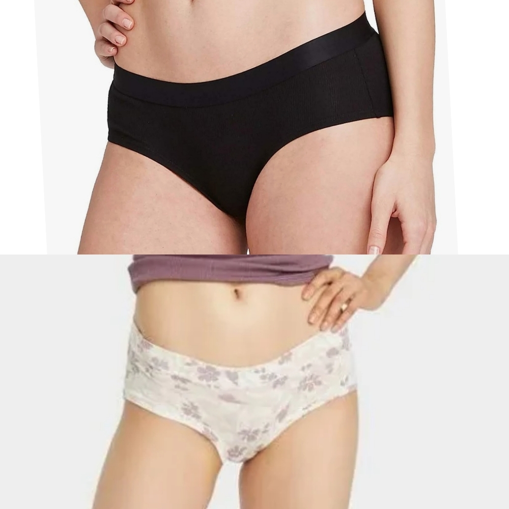 2 Pair Comfort Hipster Underwear
